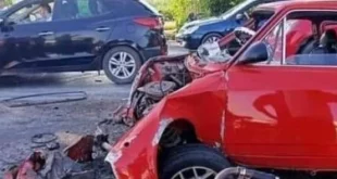 مصرع شخص وإصابة 3 آخرين إثر حادث اصطدام سيارة بالرصيف فى الفيوم