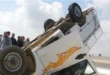 إصابة 3 أشخاص فى حادث تصادم سيارتين على الطريق الصحراوى الشرقى بسوهاج