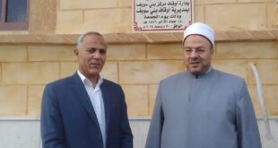 المحافظ”د. محمد هاني غنيم” يُنيب رئيس مركز بني سويف في افتتاح مسجد الرحمة بالحمّاوي